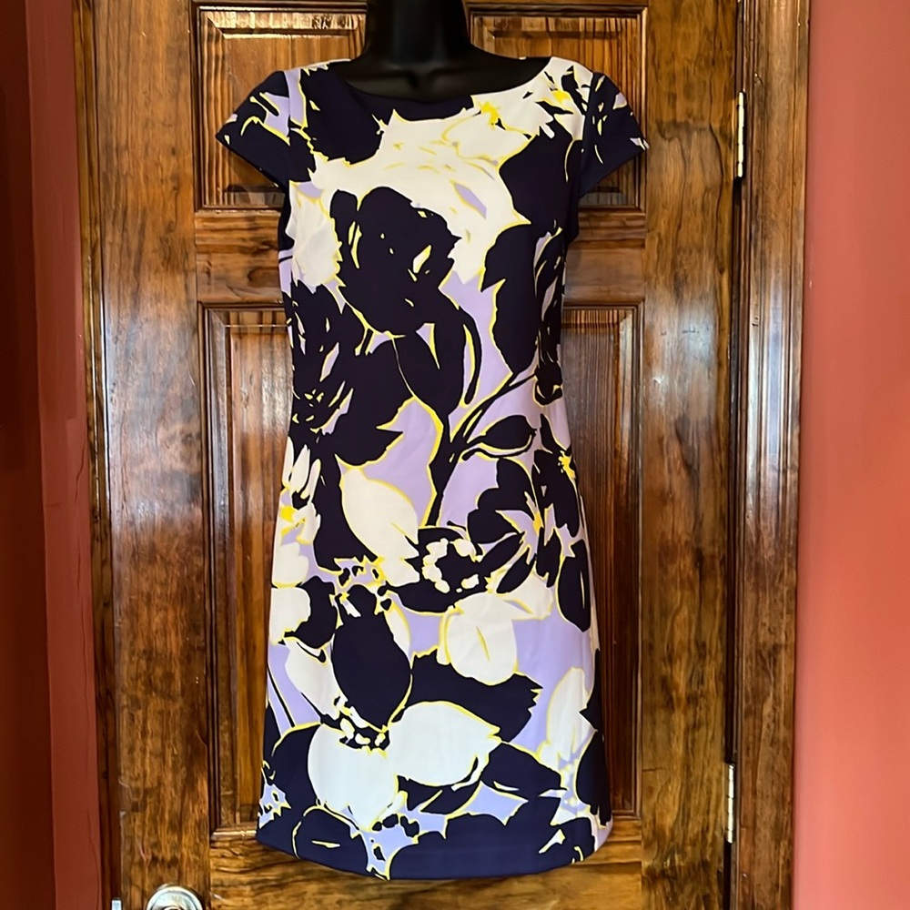 New Floral Cap Sleeve Dress